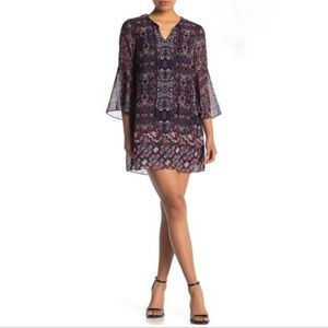 NWOT Vince Camuto Floral Chiffon Sheath Dress